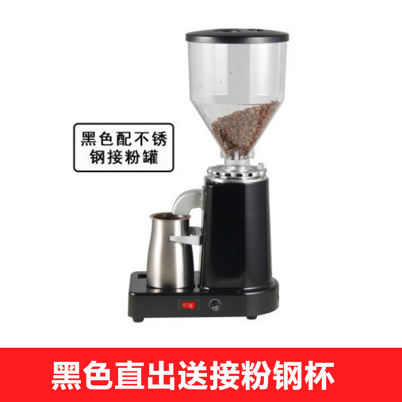 新品商用电动磨豆机咖啡豆意式研磨E机中型家用直R出粉半自动咖啡