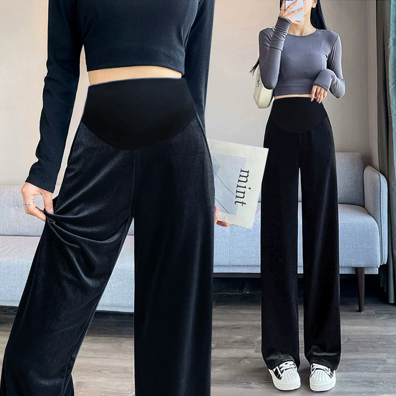 孕妇裤秋冬外穿丝绒直筒长裤冬季加绒加厚托腹大尺码休闲时尚阔腿,孕妇装/孕产妇用品/营养,孕妇打底裤,淘宝优惠券,粉丝福利购,淘宝优惠卷