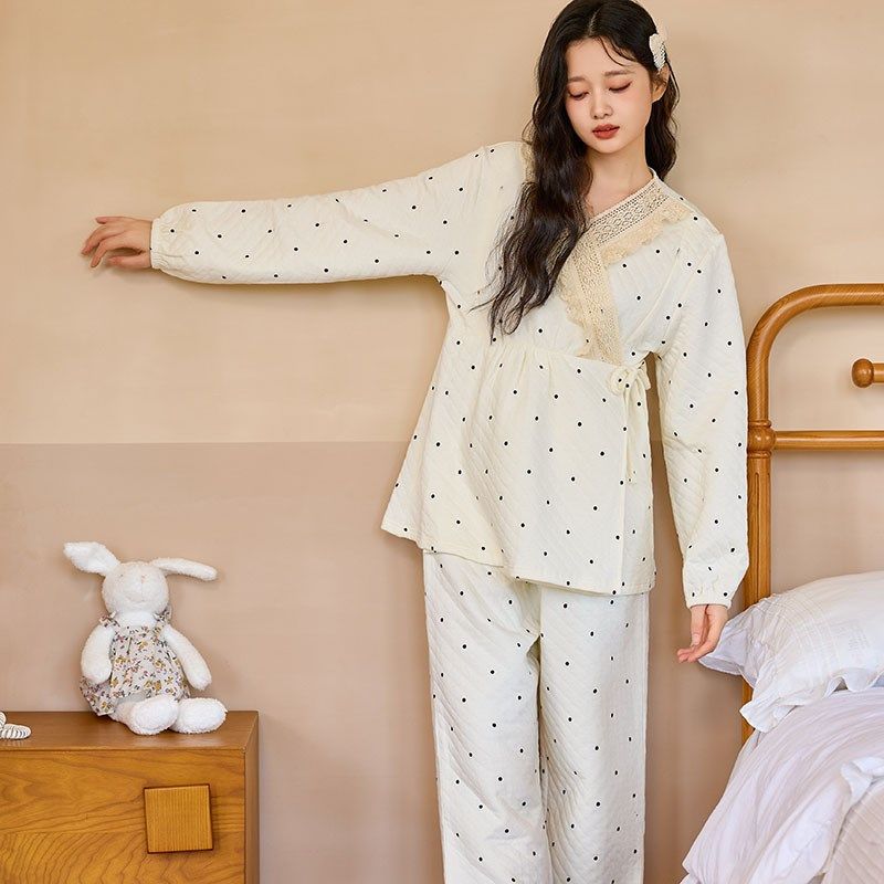 月子服秋冬纯棉产后空气棉哺乳家居服10月份11春秋孕妇睡衣套装,孕妇装/孕产妇用品/营养,家居服套装,淘宝优惠券,粉丝福利购,淘宝优惠卷