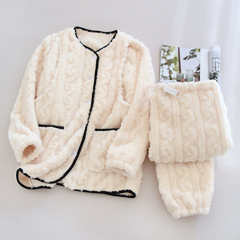 孕妇睡衣秋冬季法兰绒月子服加厚加绒11月份哺乳装产后保暖家居服,孕妇装/孕产妇用品/营养,家居服套装,淘宝优惠券,粉丝福利购,淘宝优惠卷