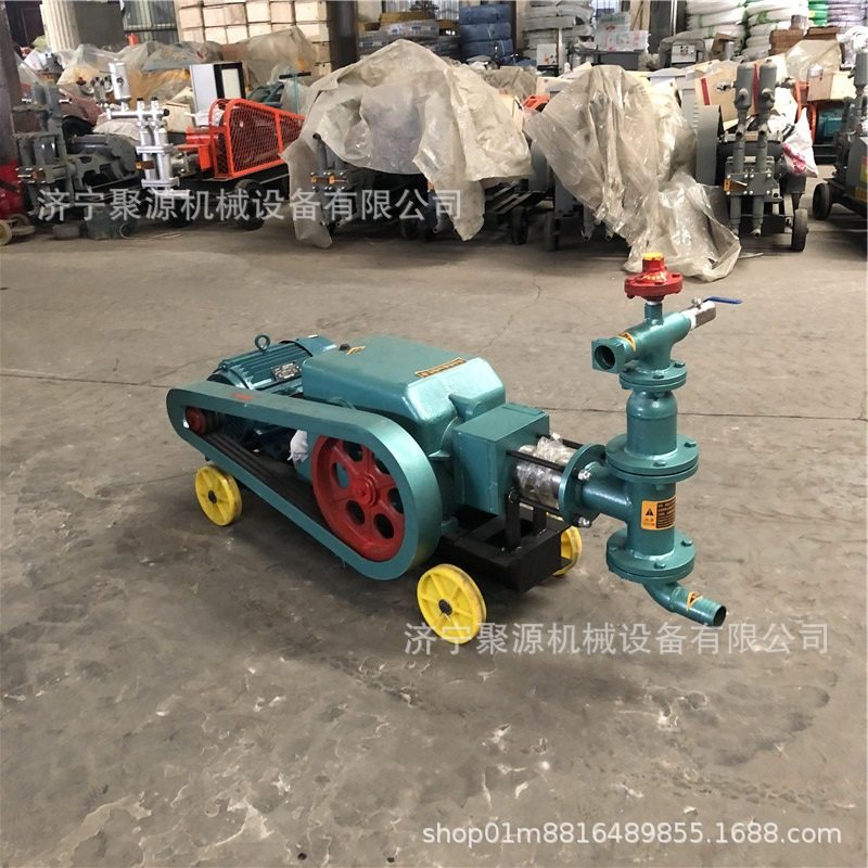 BW50注浆机 小型卧式单缸活塞灰砂浆泵 护坡隧道加固往复式灌浆机,机械设备,矿山专用设备,淘宝优惠券,粉丝福利购,淘宝优惠卷