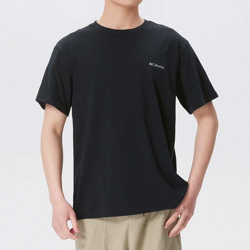 Columbia哥伦比亚男装简约时尚短袖运动服健身训练T恤AE8963010