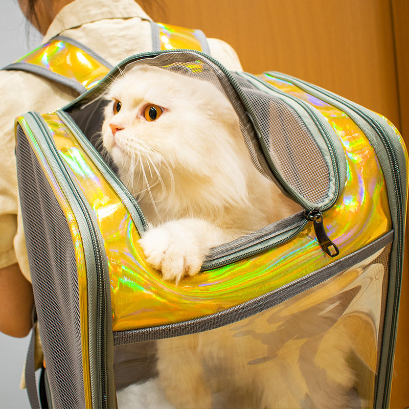 宠物猫包双肩大容量透明外出透气背包/箱包