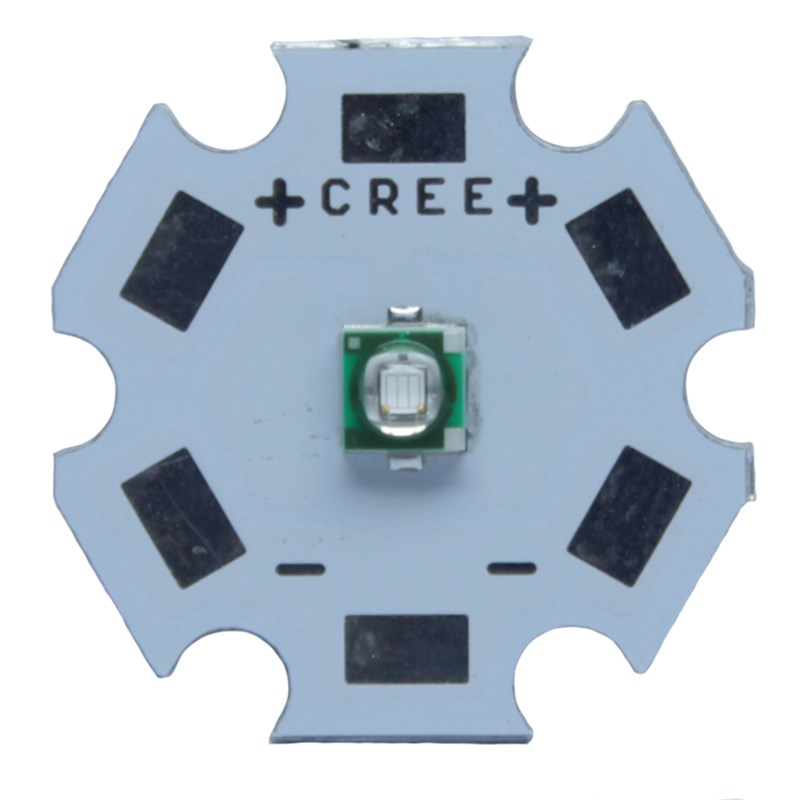 CREE3W5W10W钓鱼灯泡Q5T6U2灯珠蓝光紫光夜钓灯芯LED手电DIY光源