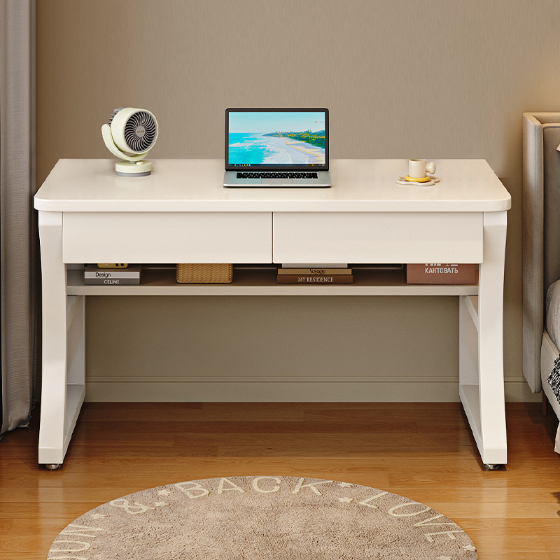 台式电脑桌卧室家用学生学习写字桌小户型实木书桌现代简约办公桌,住宅家具,电脑桌,淘宝优惠券,粉丝福利购,淘宝优惠卷