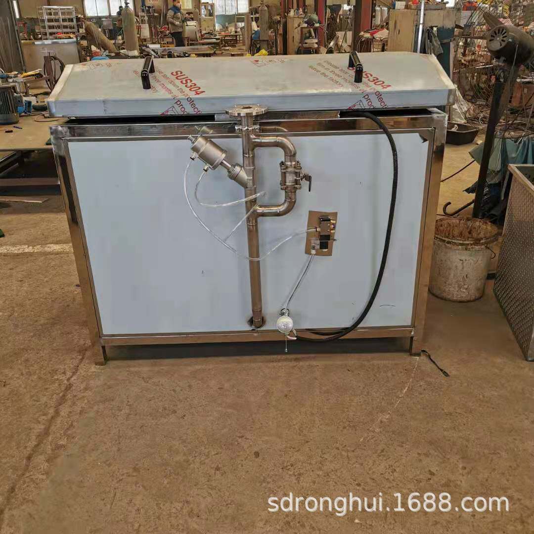商用家禽肠子加工机器 鸭肠鹅肠剖肠机 不锈钢猪红肠剖开清洗机器
