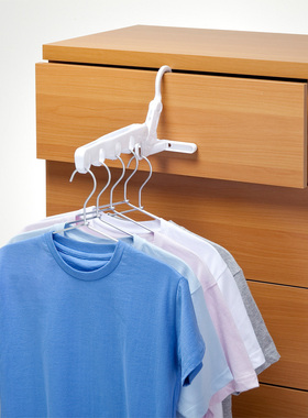 ASEN 折叠5孔晾衣 室内晾晒架 晾衣架 免钉挂