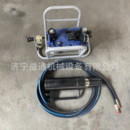 矿用锚索张拉机具MQ22-400/63气动张拉千斤顶风动40吨退锚器