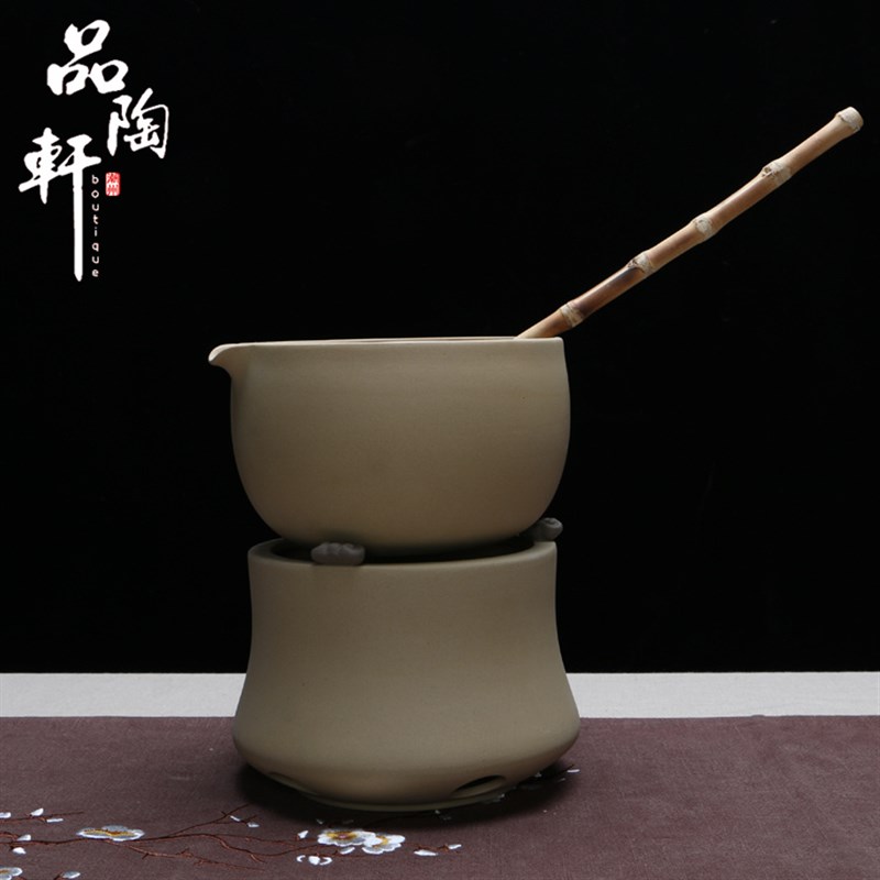 老岩泥煮茶碗酒精炉套装功夫茶具煮茶器户外烧水炉茶炉茶勺子