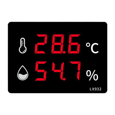 温度湿度计表高精殖工业大棚农业养度专用室内大屏显示仪器LX932