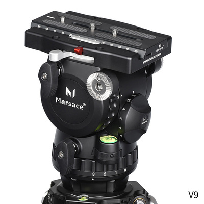 马小路Marsace V9、V9+液压云台拍鸟三脚架套装