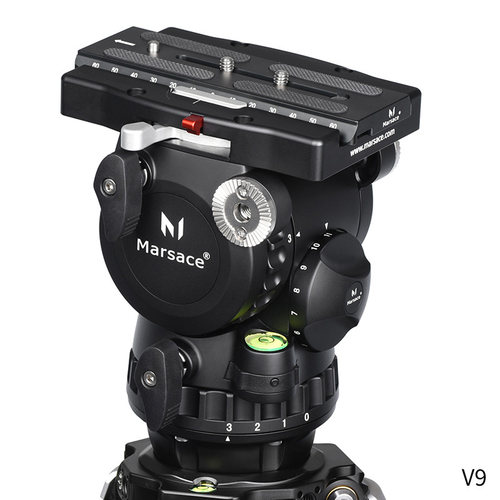 马小路Marsace V9、V9+液压云台拍鸟三脚架套装