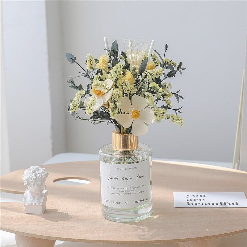 花干花无火香薰ns风花束家用室内卧室摆件家居装饰,家居饰品,香薰摆件,淘宝优惠券,粉丝福利购,淘宝优惠卷