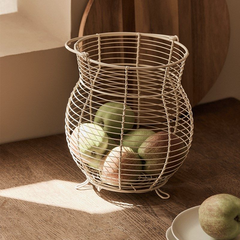 家用铁艺手提水果篮收纳筐零食收纳篮储物篮厨房蔬菜鸡蛋筐篮子,收纳整理,其他收纳篮,淘宝优惠券,粉丝福利购,淘宝优惠卷