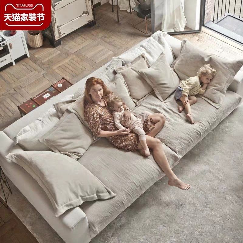 羽绒布艺沙发大小户型组合简约乳胶三人位整装可拆洗科技布,住宅家具,布艺沙发,淘宝优惠券,粉丝福利购,淘宝优惠卷