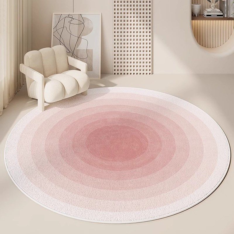 圆形地毯客厅简约轻奢高级渐变沙发茶几毯卧室电脑椅园毯书房地垫,居家布艺,地毯,淘宝优惠券,粉丝福利购,淘宝优惠卷