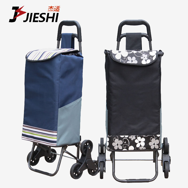 杰适 爬楼买菜车折叠购物车老人布袋拖车家用手拉车小推车,收纳整理,便携购物车,淘宝优惠券,粉丝福利购,淘宝优惠卷