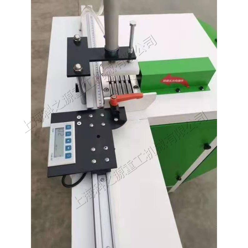 半自动T型条切割机手动定位装饰条切削机气动式自动走刀裁切设备