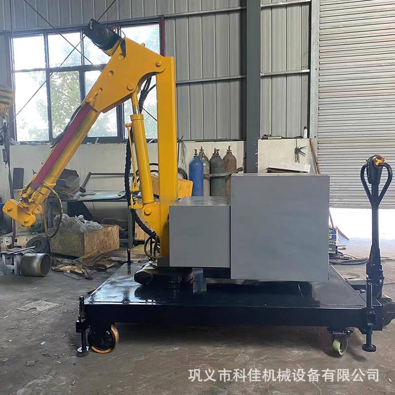 移动吊机提升机1吨车载电动伸缩吊机小型家用220v液压升降起重机