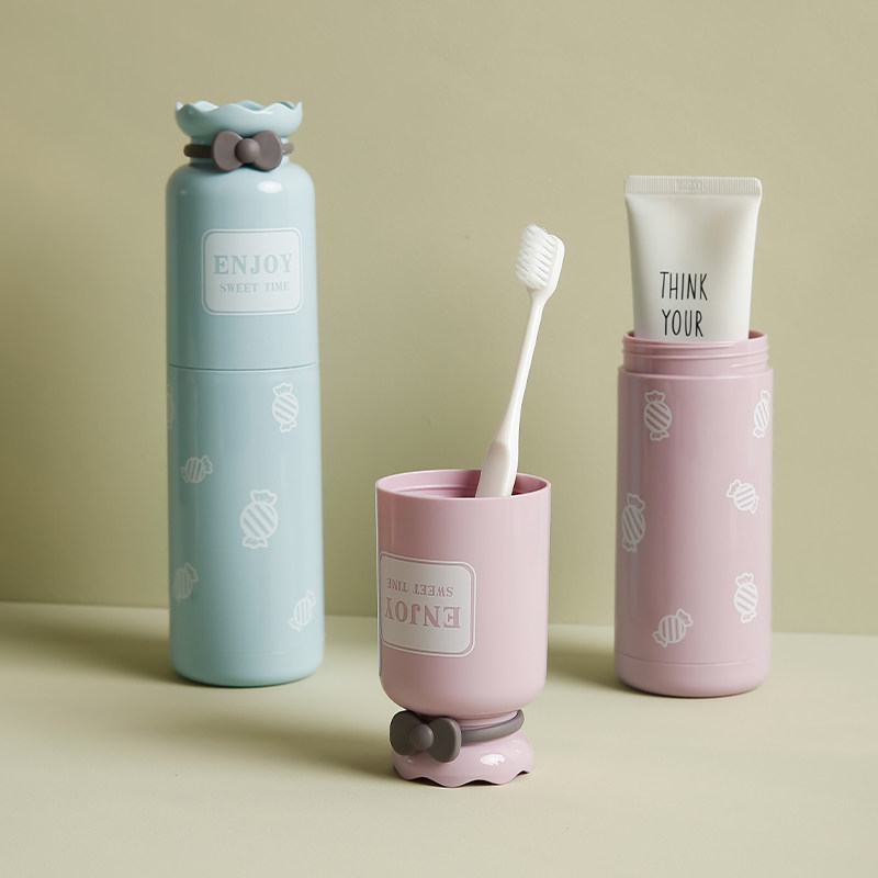 旅行牙刷盒漱口杯套装式杯刷牙杯可爱情侣牙膏筒刷牙,家庭/个人清洁工具,洗漱杯,淘宝优惠券,粉丝福利购,淘宝优惠卷