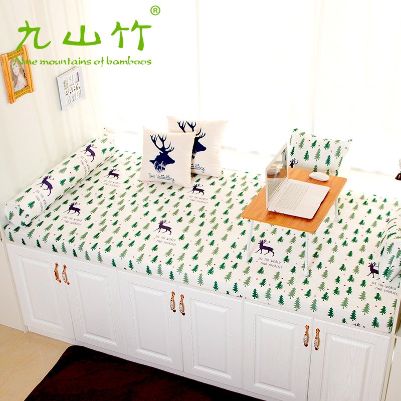 飘窗垫窗台垫子定制榻榻米垫沙发垫加厚海绵垫四季通用卡座阳台垫