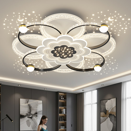 客厅灯2026年新款圆形吸顶灯轻奢高级感现代简约卧室主灯高端大气