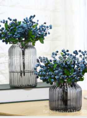 翰茜直销 圣诞装饰果 仿真果  红色浆果  仿真浆果