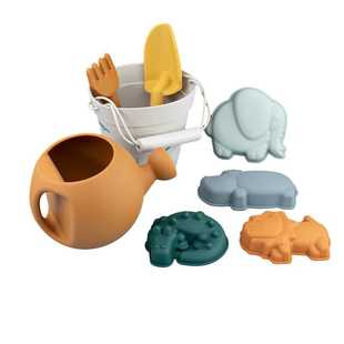 玩沙工具 硅胶材质 海边挖沙桶玩沙挖沙工具 silicone beach toys