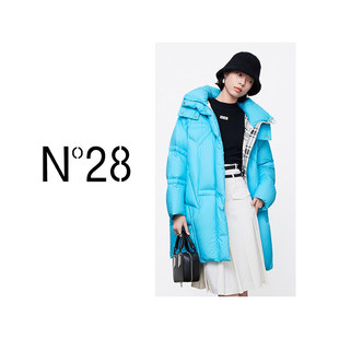 N°28鹅绒服女中长款保暖白鹅绒羽绒服8351Y562