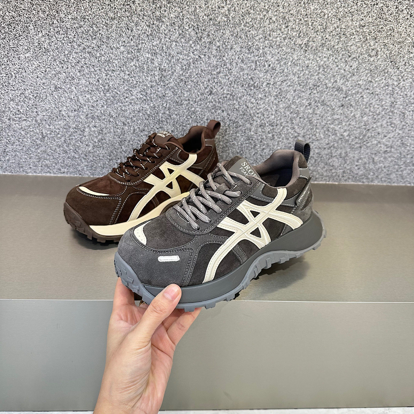 气质时尚阿甘鞋休闲鞋德训鞋女2026新款春季老爹鞋舒适学院风女鞋