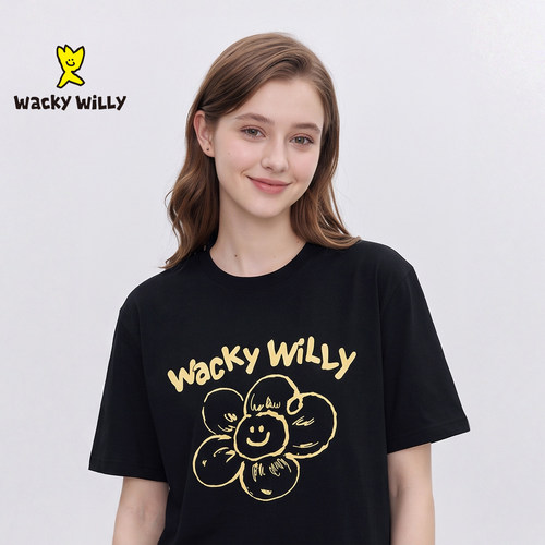 wackywilly韩国t恤夏不撞款小众