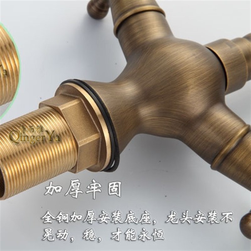 供应铜面盆水龙头QEY--8806款 仿古水龙头 欧式复古水