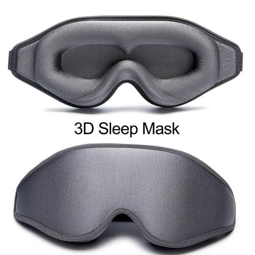 3D Sleep Mask Blindfold Sleeping Aid Eye Mask Soft Memory Fo