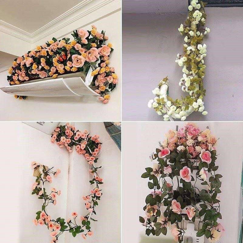 空调外管子装饰遮挡画创意水管道遮挡悬吊式天花板装饰塑料藤蔓缠,家居饰品,仿真花/假花,淘宝优惠券,粉丝福利购,淘宝优惠卷