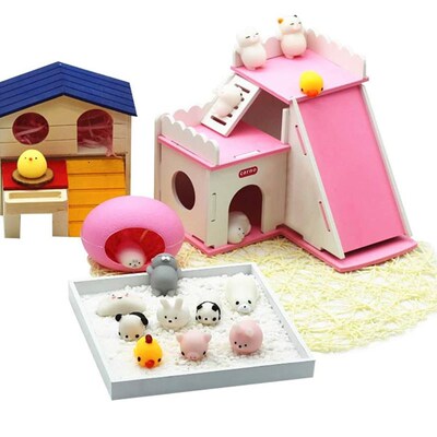 24pcs Squishy Toy Cute Animal Antisss Ball  Mochi Toy Sss Re