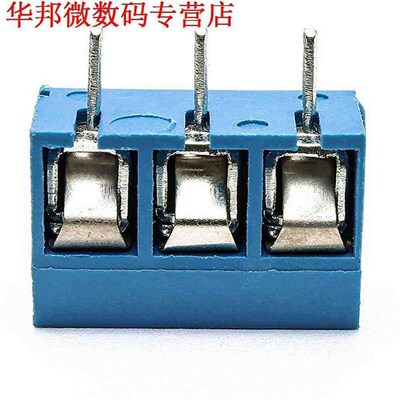 50pcs blauw ABS KF301-2P 5.08mm 2 Pin Connect Terminal Screw