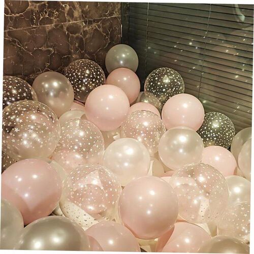 Blue Balloons Air Ballons Deco Birthday Star Foil Baloon