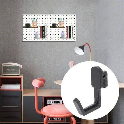 20 Pcs Hook up for Peg Plant Shelf Hanger Plastic Small
