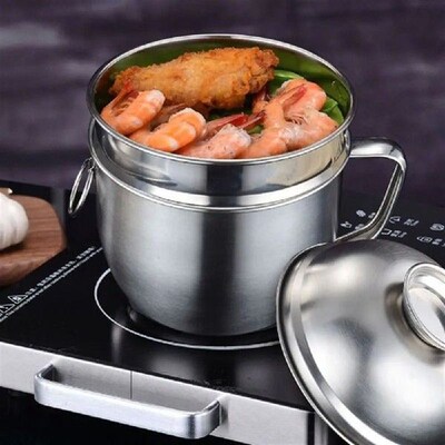 Stainless Steel Instant Noodle Bowl Drop-proof Unbreakable