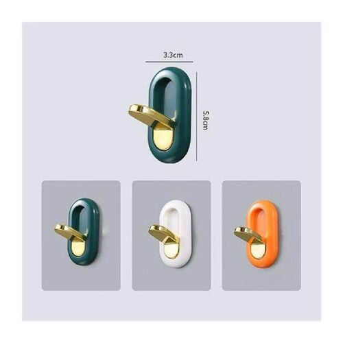 Plastic Foldale Hook Waterproof Self-Adhesive Hook For