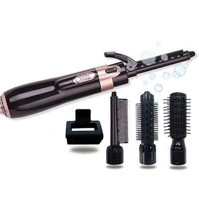 4 in 1 Salon Hot Air Brush Hair Blow Dryer Brushes Set Curle