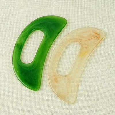 1Pc Guasha Board Resin Beeswax/Synthetic Resin Tool Scrpy ap