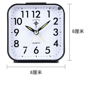 北极星小闹钟学生用静音卧室床头夜光创意小时钟儿童贪睡懒人闹表