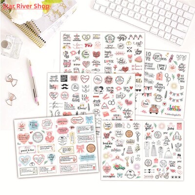 German wedding stickers Blessing Invitation sticker pack