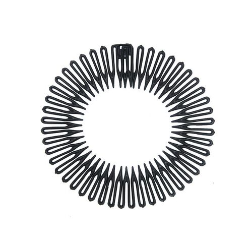Plastic Full Circle Sretch Flexible Comb Teeth Headband Hair