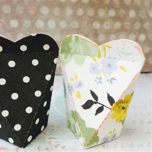 Heart Box Cutting Dies Stencil DIY Scraping Embossing