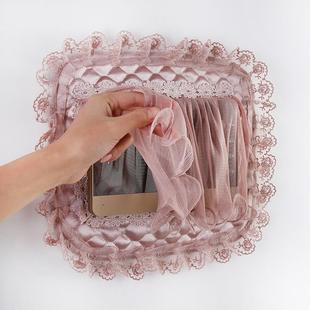 可视对讲遮挡装饰盒门铃电话罩楼宇门禁室内机布艺防尘框保护贴