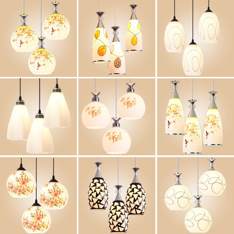 餐厅吊灯三头创意个性工业风吧台卧室餐厅灯简约现过道餐吊灯具,家装灯饰光源,客厅吊灯,淘宝优惠券,粉丝福利购,淘宝优惠卷