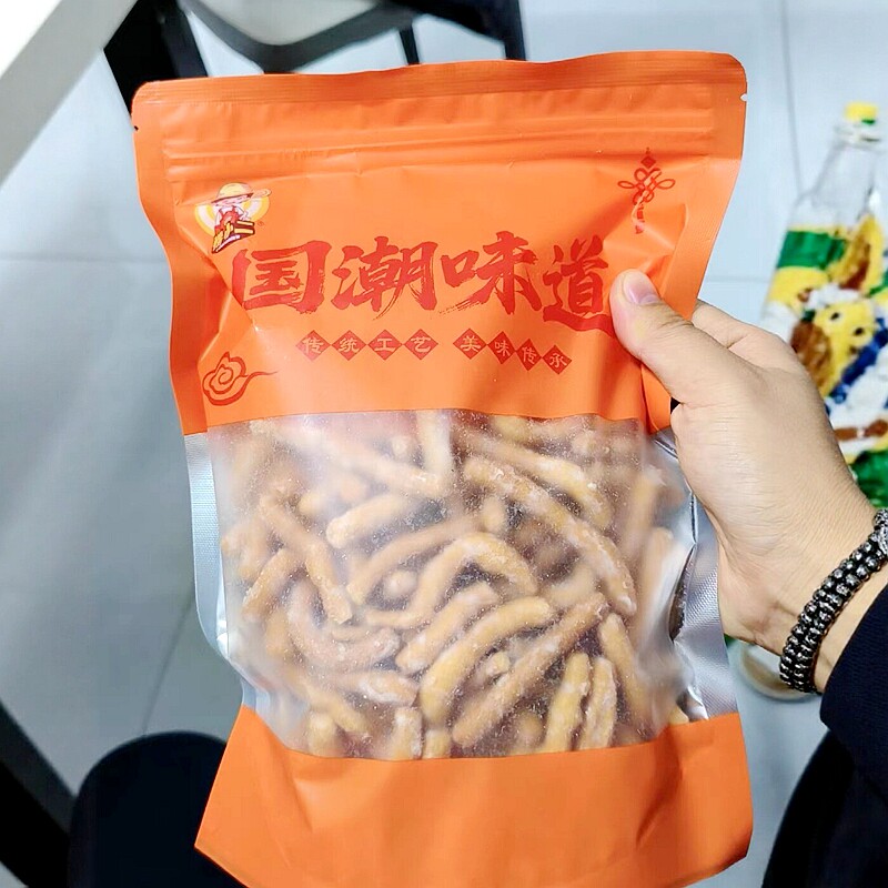 愣小二徐州老式京果条甜味咸香味张木果子解馋零食江米条芝麻条