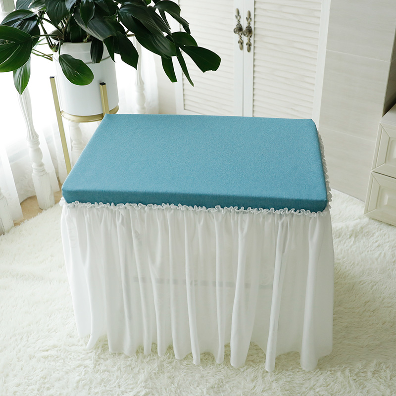 防尘罩桌罩茶几罩盖布活动桌布绒布蕾丝纱钢琴罩婚庆定制简约